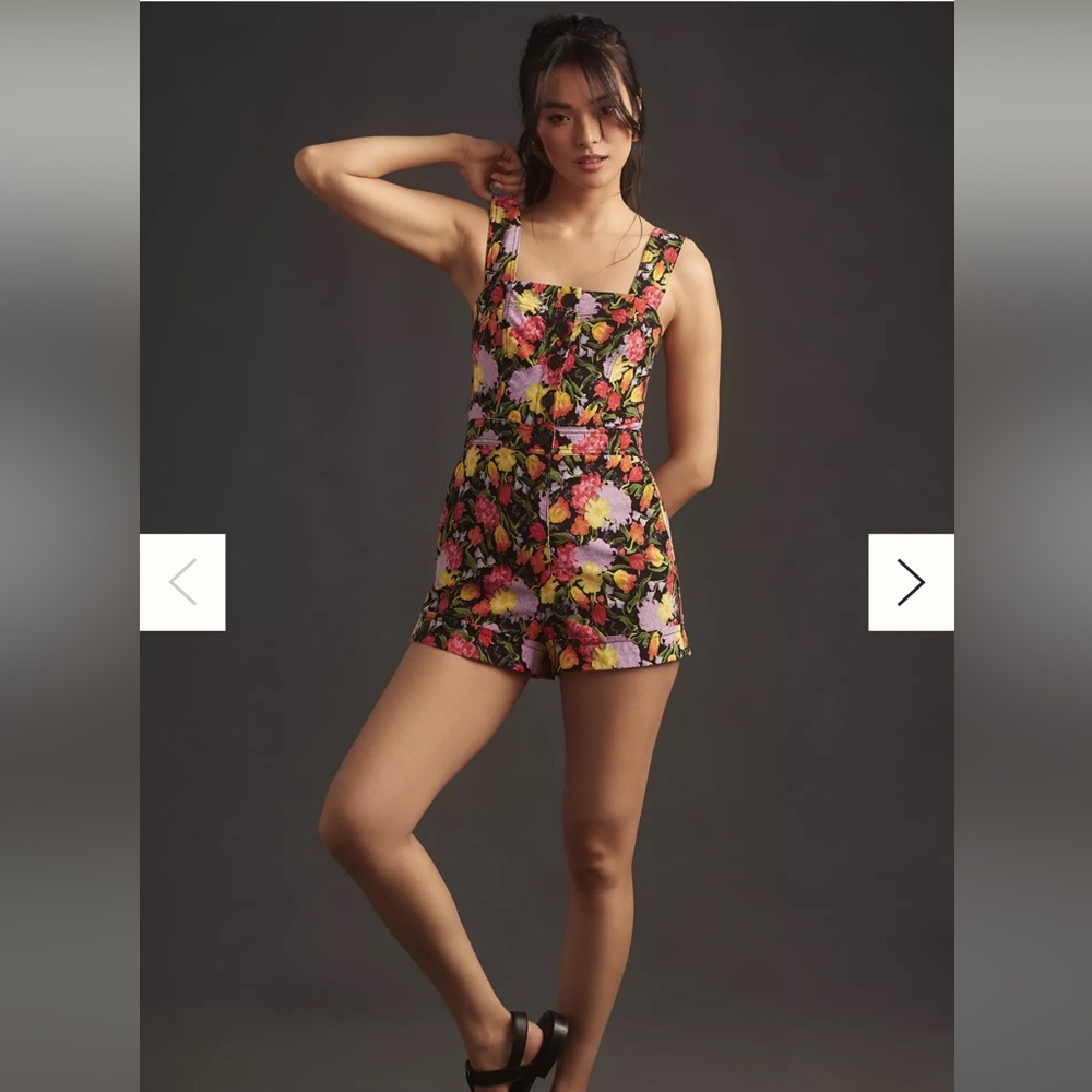 Anthropology floral romper
